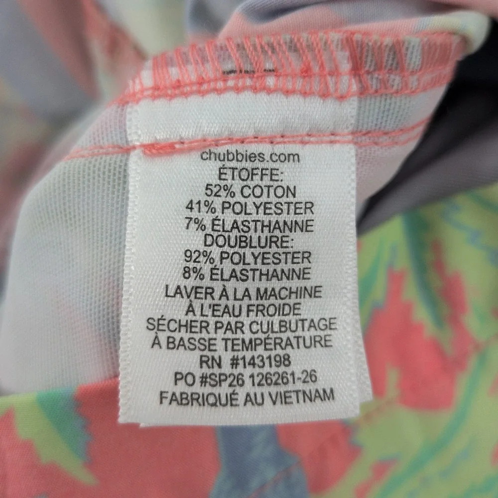 NWOT Chubbies The Easy Breezy 5.5